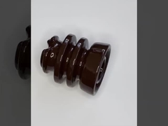 এএনএসআই স্ট্যান্ডার্ড ৫৫-৪ পিন টাইপ আইসোলেটর ব্রাউন রঙ রেডিও ফ্রি গ্লেজ সহ